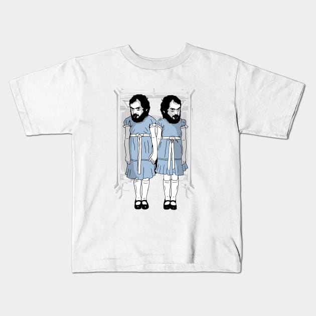 Kubrick Twins Kids T-Shirt by Huddie